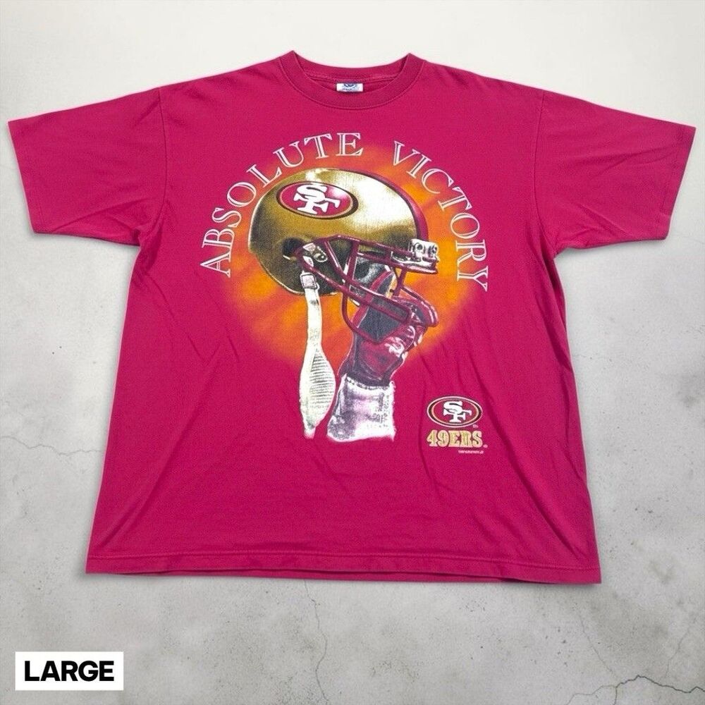 RARE Vintage 1996 San Francisco 49Ers T-Shirt Mens LARGE NFL Graphic Tee